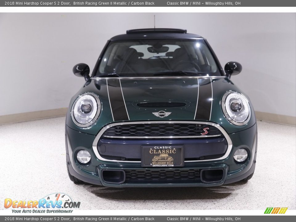 2018 Mini Hardtop Cooper S 2 Door British Racing Green II Metallic / Carbon Black Photo #2