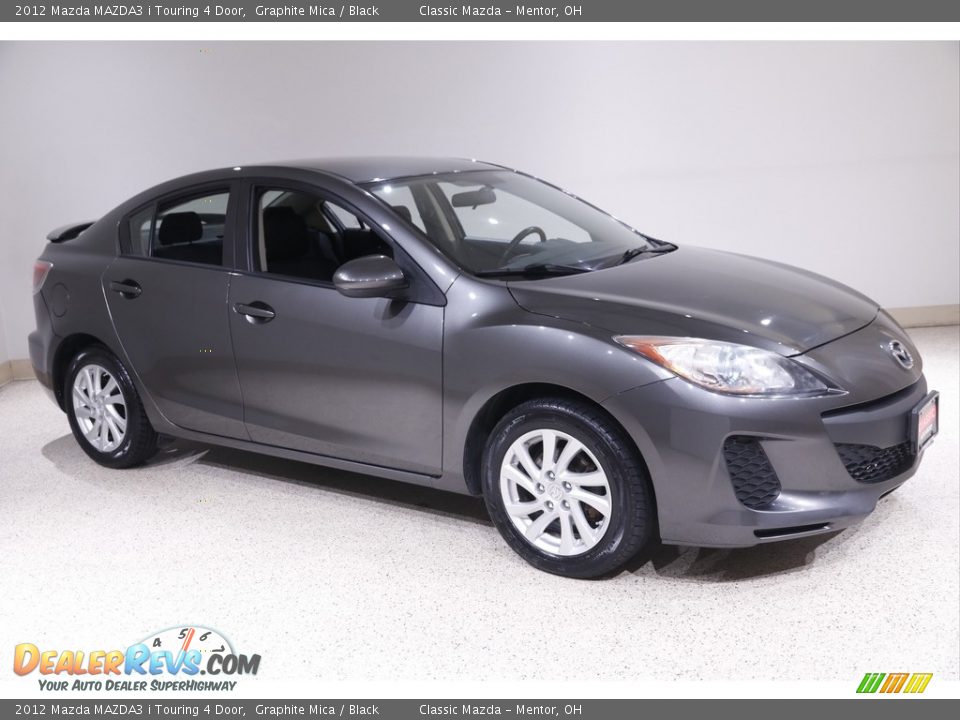 2012 Mazda MAZDA3 i Touring 4 Door Graphite Mica / Black Photo #1