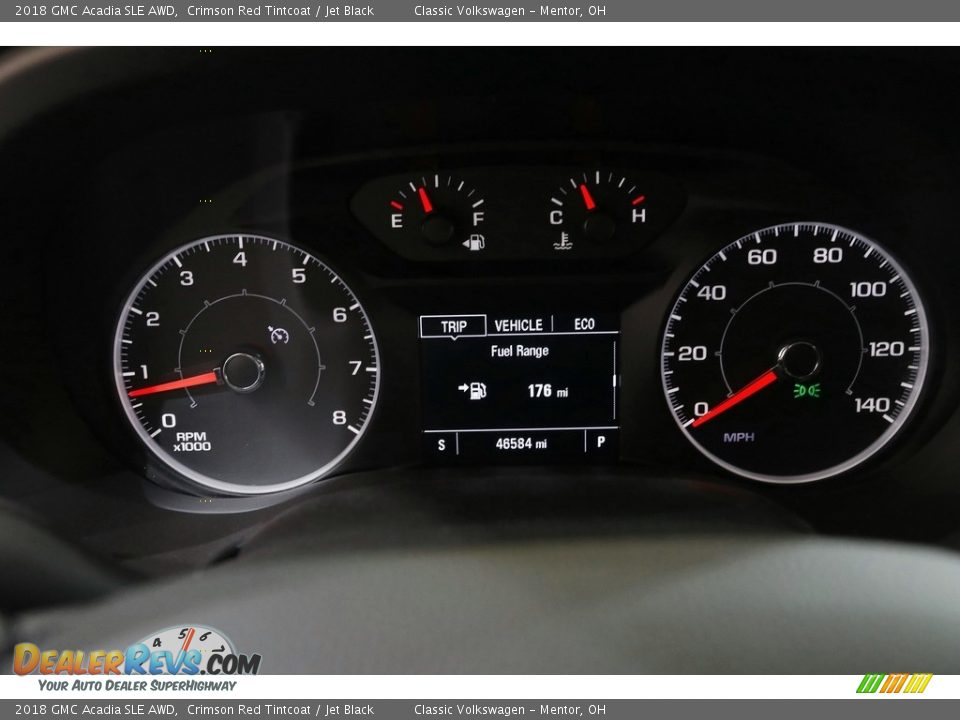 2018 GMC Acadia SLE AWD Crimson Red Tintcoat / Jet Black Photo #8