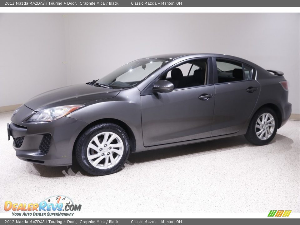 2012 Mazda MAZDA3 i Touring 4 Door Graphite Mica / Black Photo #3