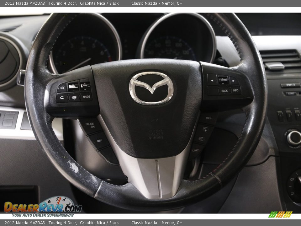 2012 Mazda MAZDA3 i Touring 4 Door Graphite Mica / Black Photo #7