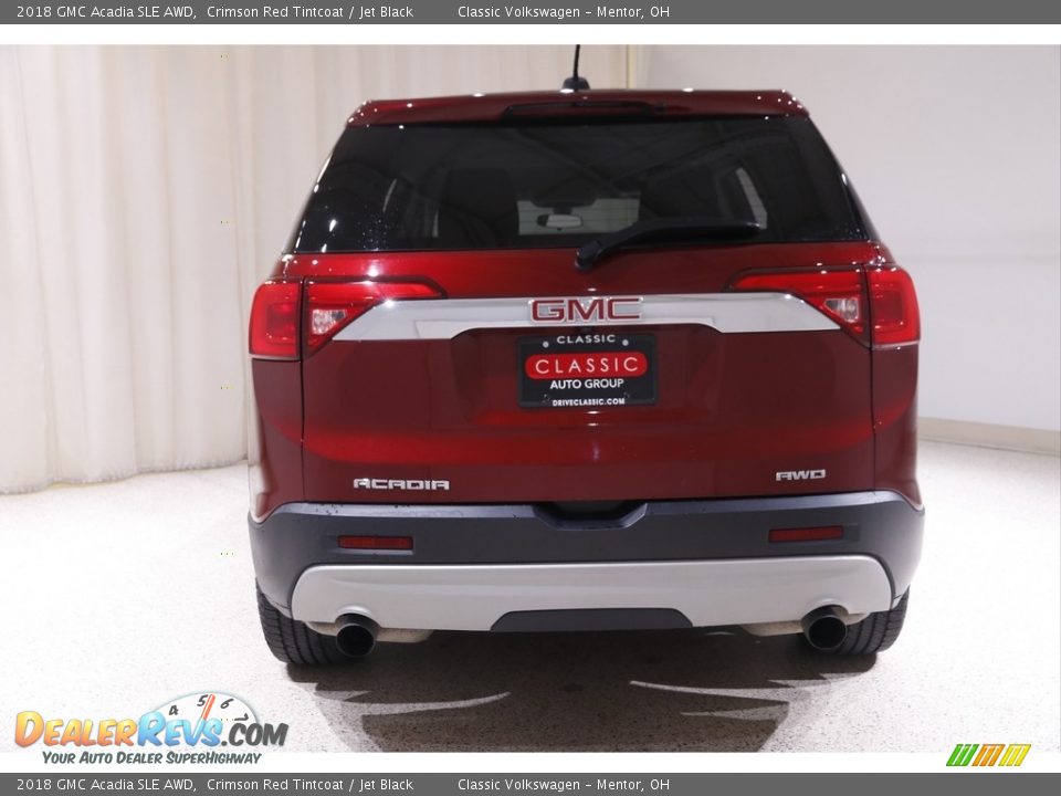 2018 GMC Acadia SLE AWD Crimson Red Tintcoat / Jet Black Photo #18