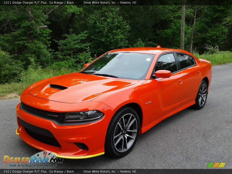 2021 Dodge Charger R/T Plus Go Mango / Black Photo #2