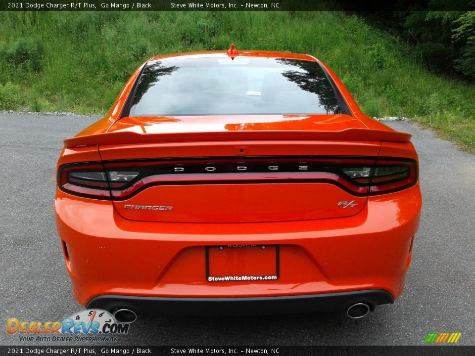 2021 Dodge Charger R/T Plus Go Mango / Black Photo #7