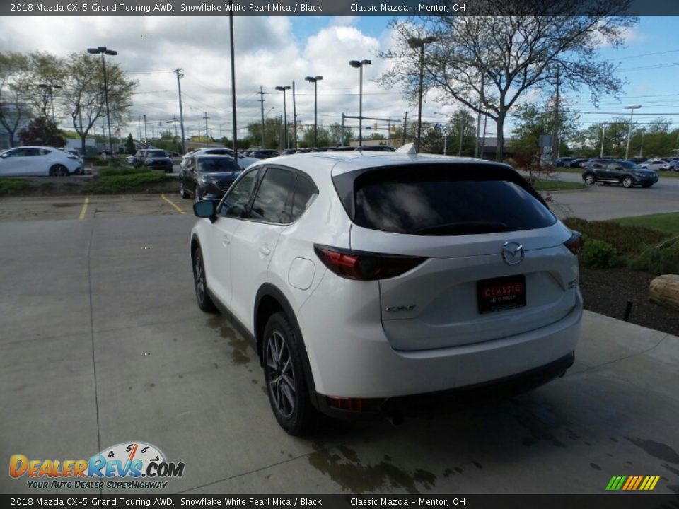 2018 Mazda CX-5 Grand Touring AWD Snowflake White Pearl Mica / Black Photo #3