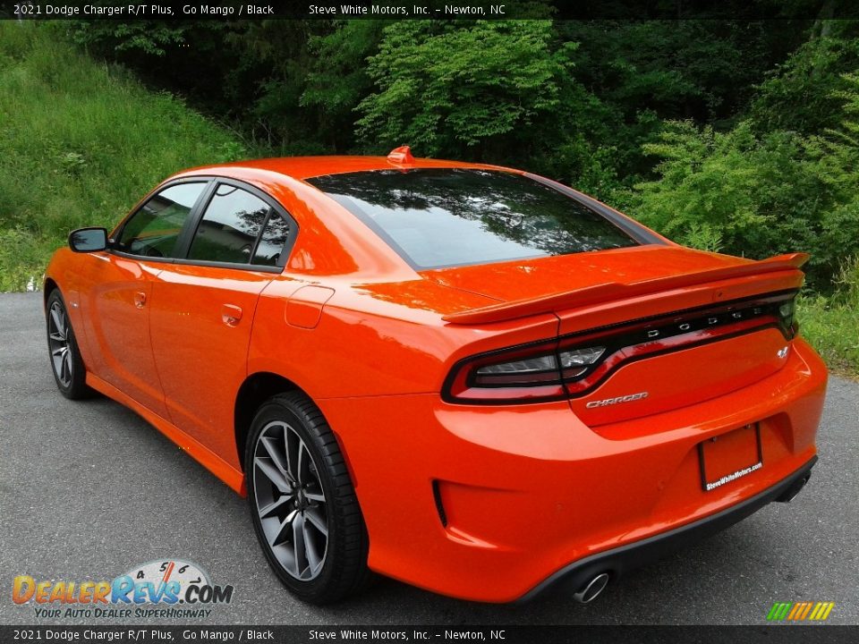 2021 Dodge Charger R/T Plus Go Mango / Black Photo #8