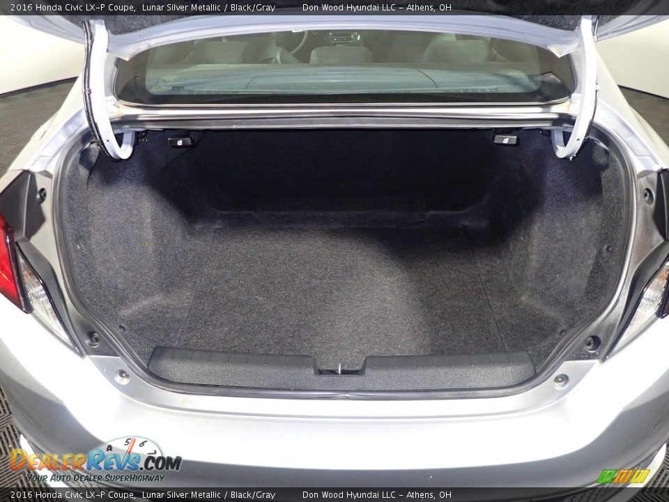 2016 Honda Civic LX-P Coupe Lunar Silver Metallic / Black/Gray Photo #15