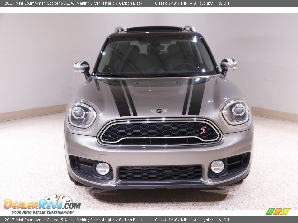 2017 Mini Countryman Cooper S ALL4 Melting Silver Metallic / Carbon Black Photo #2