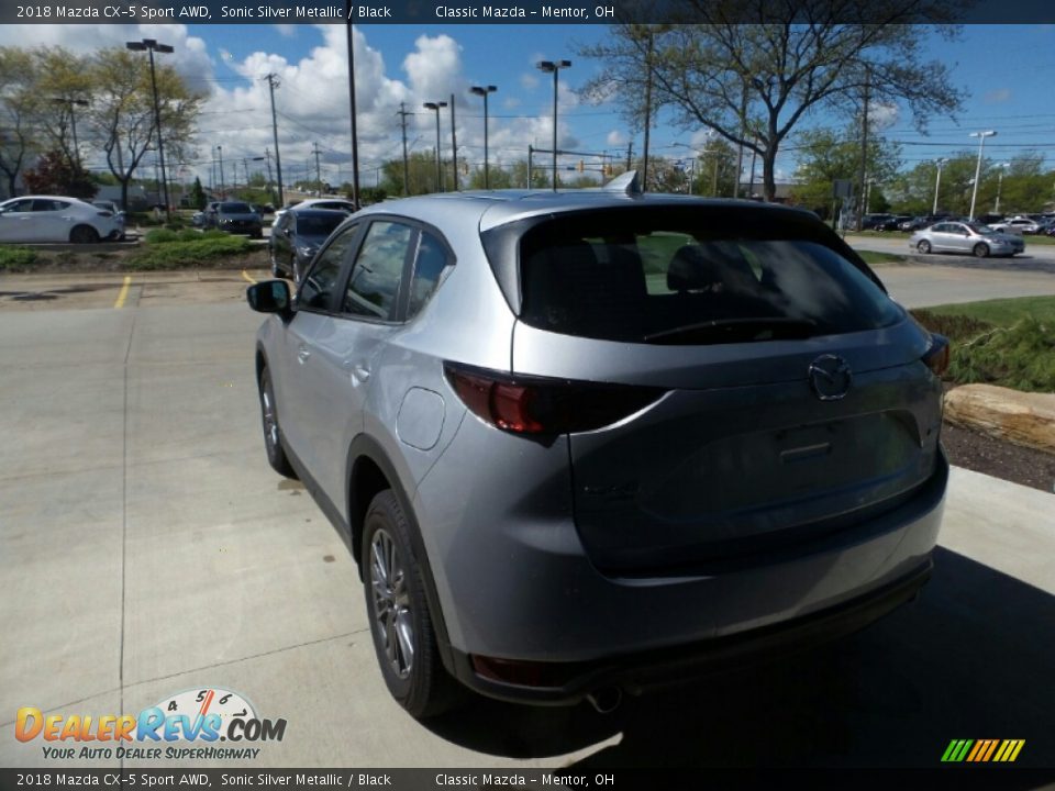 2018 Mazda CX-5 Sport AWD Sonic Silver Metallic / Black Photo #3
