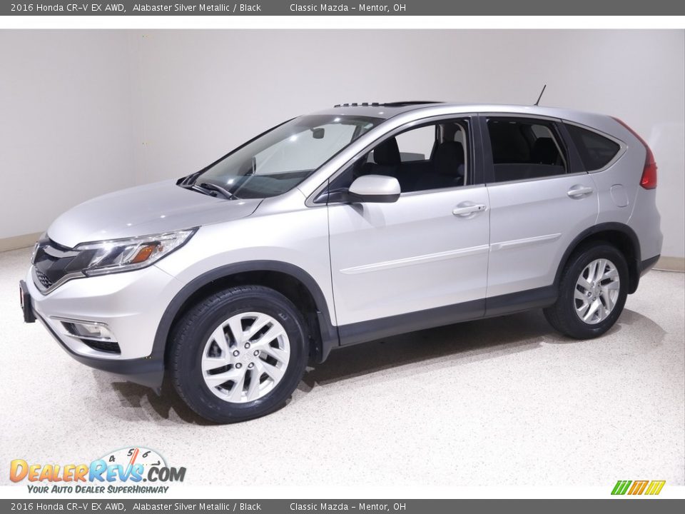Alabaster Silver Metallic 2016 Honda CR-V EX AWD Photo #3