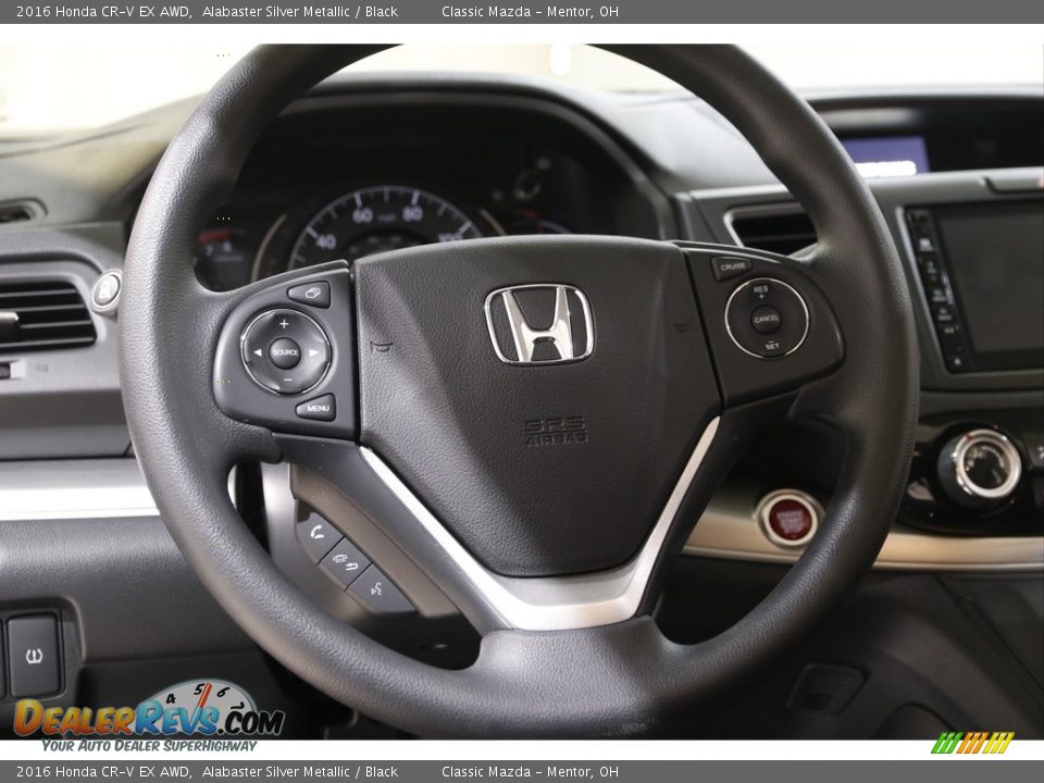 2016 Honda CR-V EX AWD Steering Wheel Photo #8