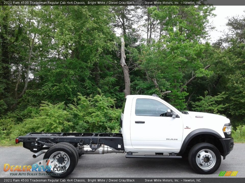 Bright White 2021 Ram 4500 Tradesman Regular Cab 4x4 Chassis Photo #5