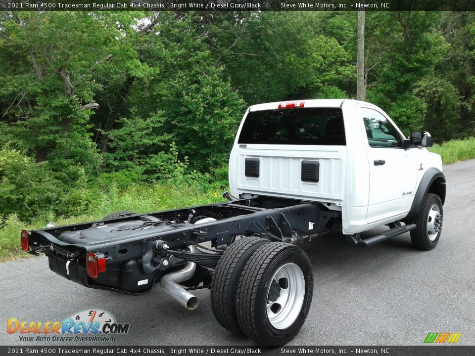 2021 Ram 4500 Tradesman Regular Cab 4x4 Chassis Bright White / Diesel Gray/Black Photo #6