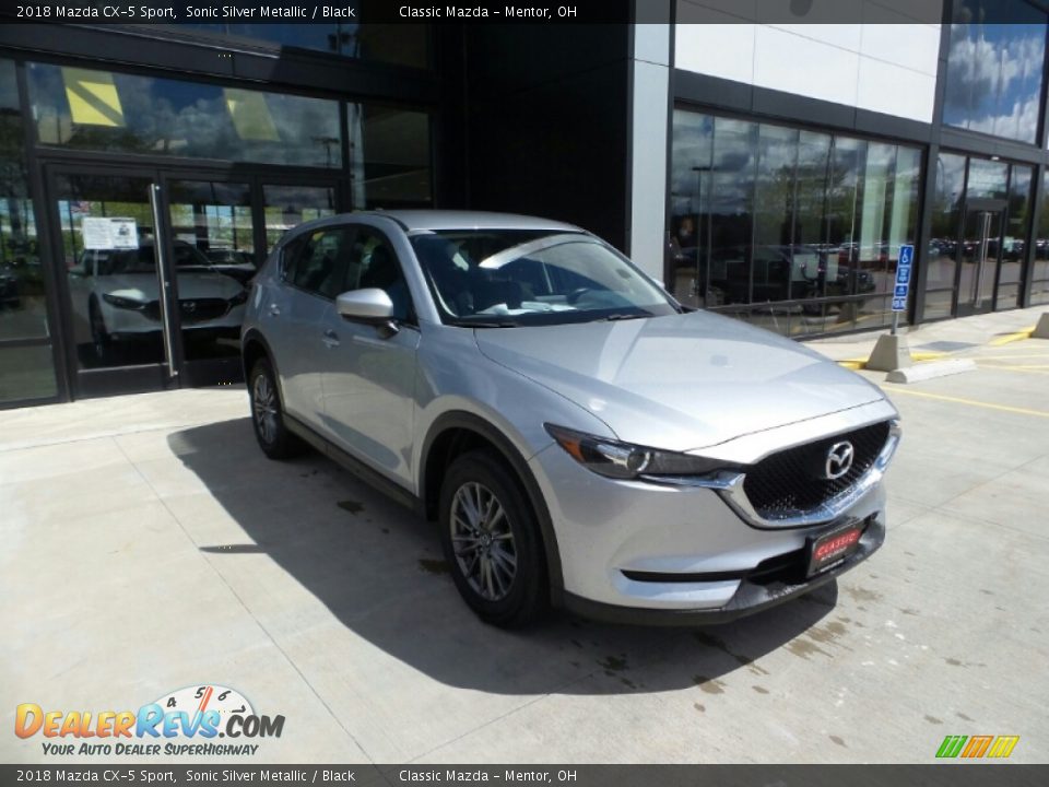 2018 Mazda CX-5 Sport Sonic Silver Metallic / Black Photo #1