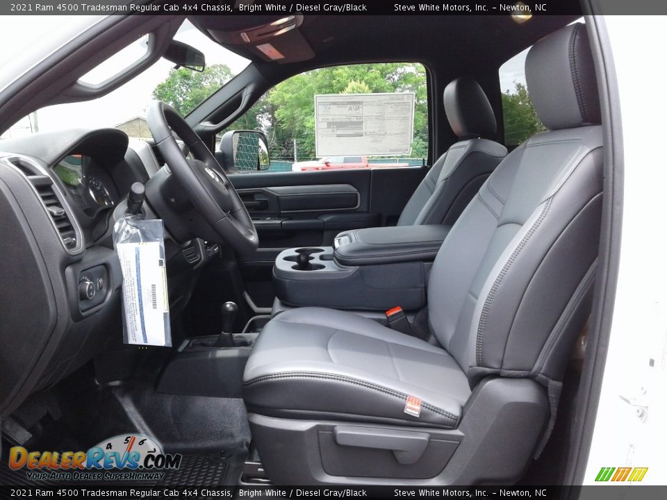 Diesel Gray/Black Interior - 2021 Ram 4500 Tradesman Regular Cab 4x4 Chassis Photo #11