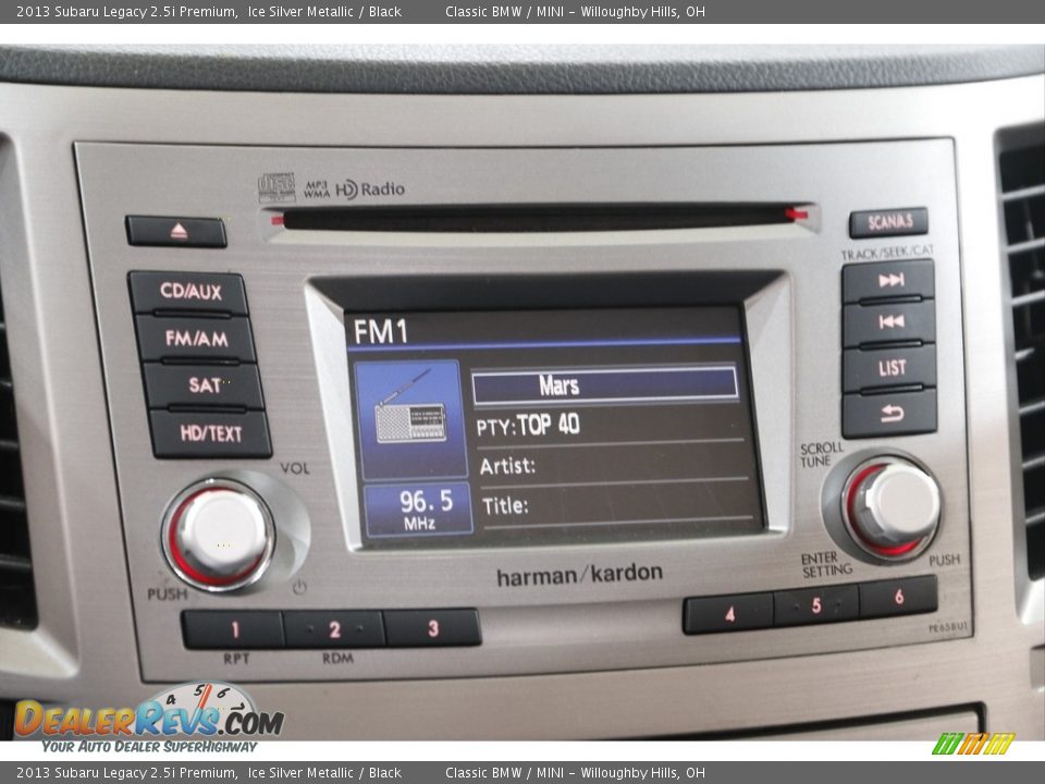 Controls of 2013 Subaru Legacy 2.5i Premium Photo #10