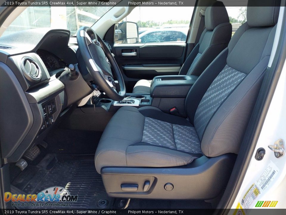 2019 Toyota Tundra SR5 CrewMax 4x4 Super White / Graphite Photo #4