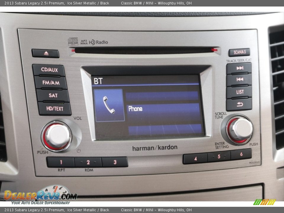 Controls of 2013 Subaru Legacy 2.5i Premium Photo #11