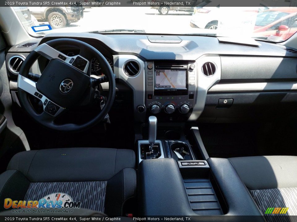 2019 Toyota Tundra SR5 CrewMax 4x4 Super White / Graphite Photo #5