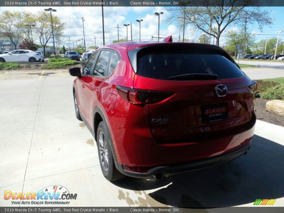 2019 Mazda CX-5 Touring AWD Soul Red Crystal Metallic / Black Photo #3