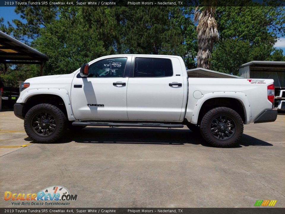 2019 Toyota Tundra SR5 CrewMax 4x4 Super White / Graphite Photo #7