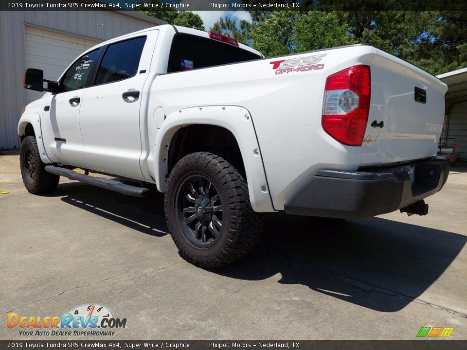 2019 Toyota Tundra SR5 CrewMax 4x4 Super White / Graphite Photo #11