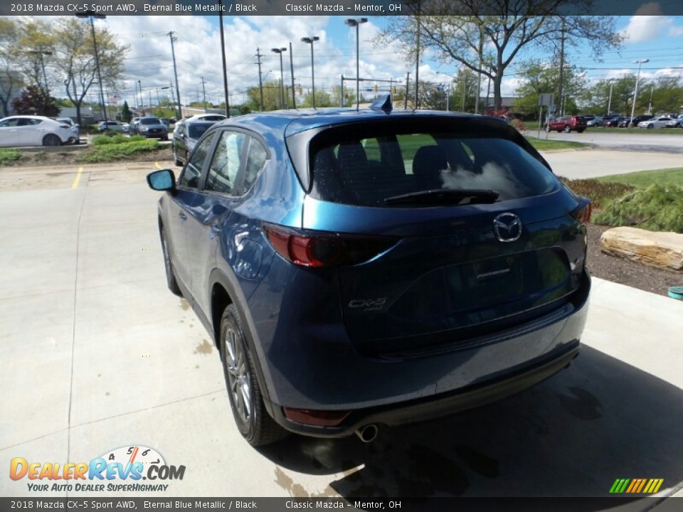 2018 Mazda CX-5 Sport AWD Eternal Blue Metallic / Black Photo #3
