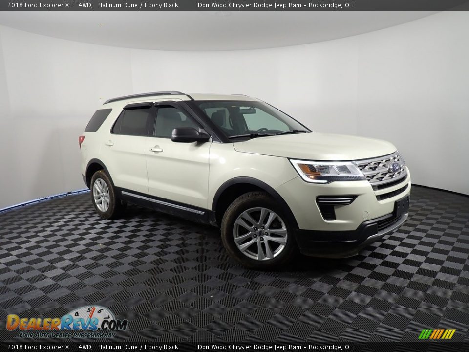 2018 Ford Explorer XLT 4WD Platinum Dune / Ebony Black Photo #3