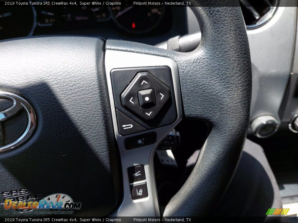 2019 Toyota Tundra SR5 CrewMax 4x4 Super White / Graphite Photo #17