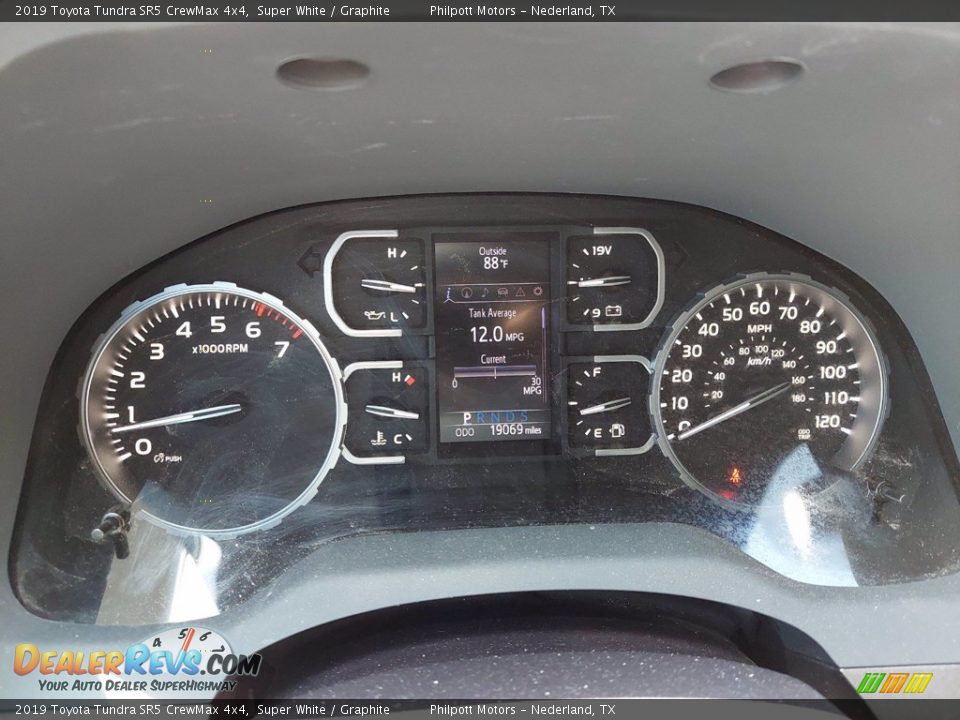 2019 Toyota Tundra SR5 CrewMax 4x4 Super White / Graphite Photo #23