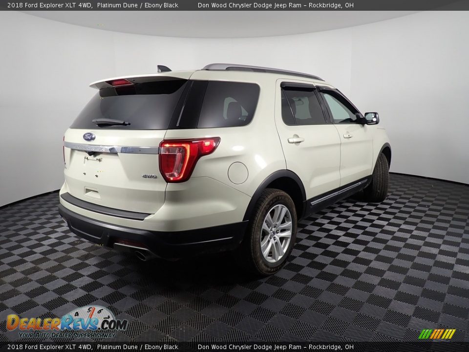 2018 Ford Explorer XLT 4WD Platinum Dune / Ebony Black Photo #16