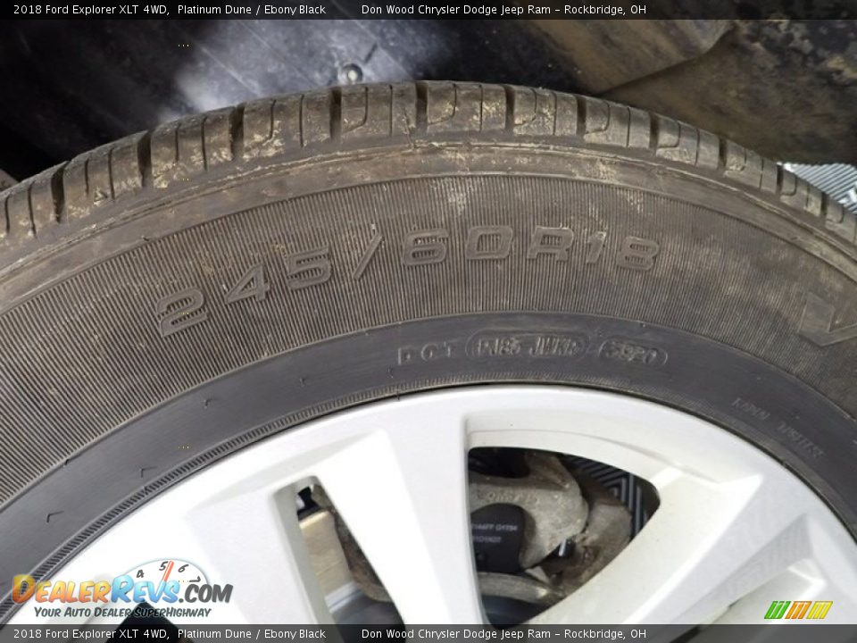 2018 Ford Explorer XLT 4WD Platinum Dune / Ebony Black Photo #18