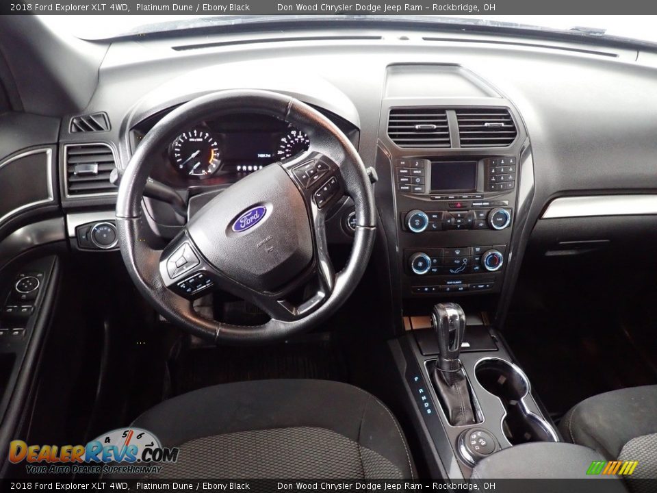 2018 Ford Explorer XLT 4WD Platinum Dune / Ebony Black Photo #28