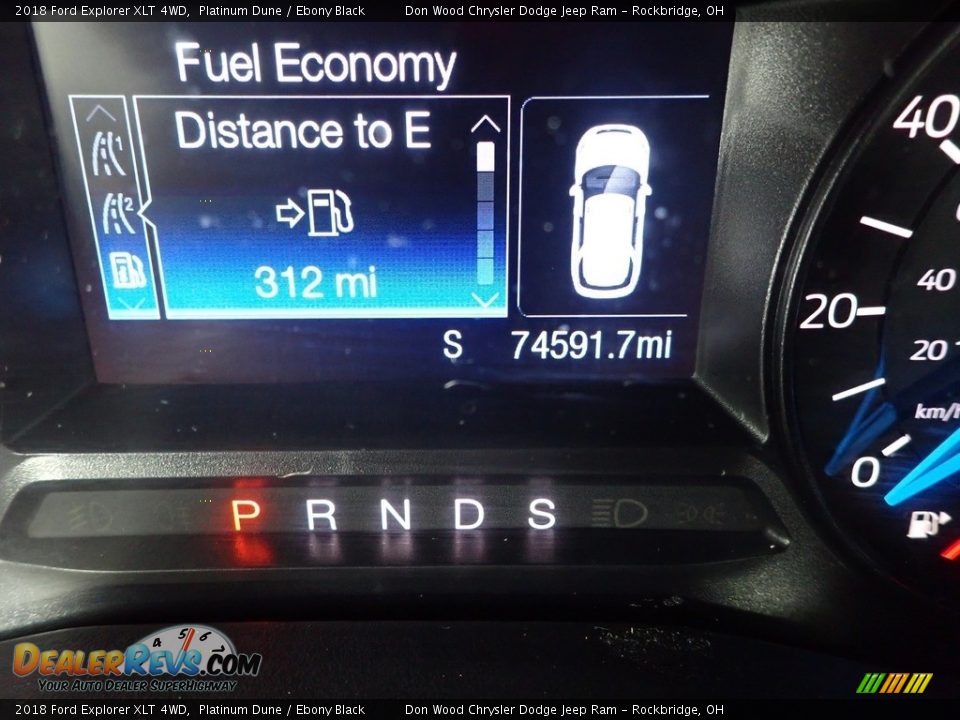 2018 Ford Explorer XLT 4WD Platinum Dune / Ebony Black Photo #35