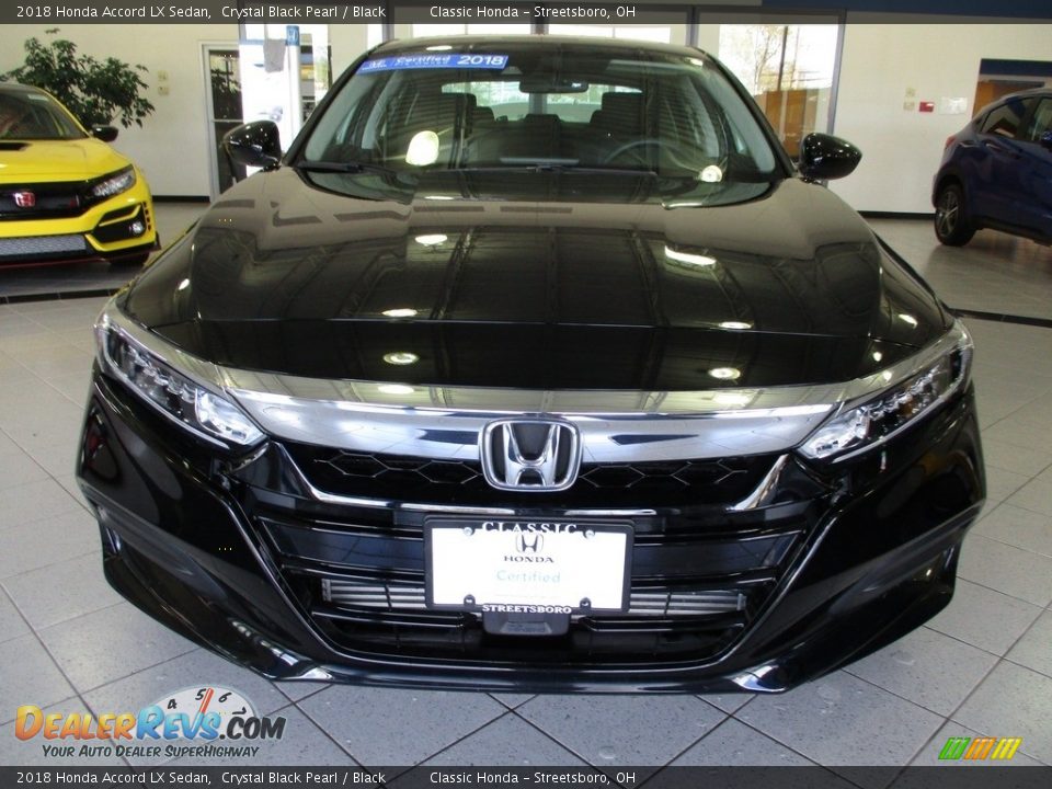 2018 Honda Accord LX Sedan Crystal Black Pearl / Black Photo #2