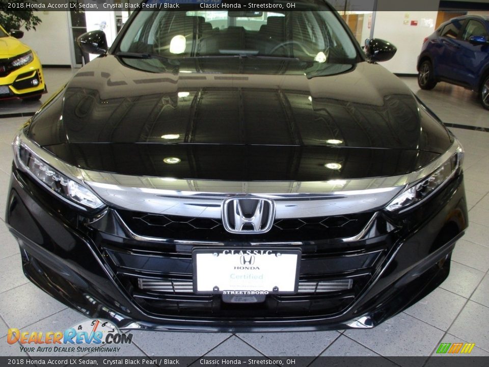 2018 Honda Accord LX Sedan Crystal Black Pearl / Black Photo #3