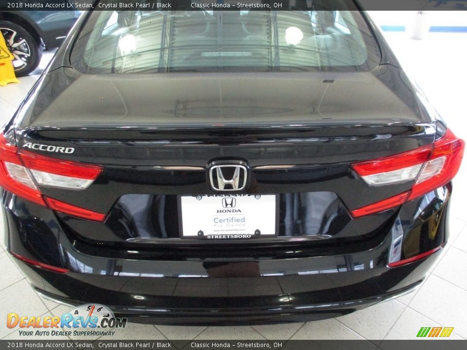 2018 Honda Accord LX Sedan Crystal Black Pearl / Black Photo #13