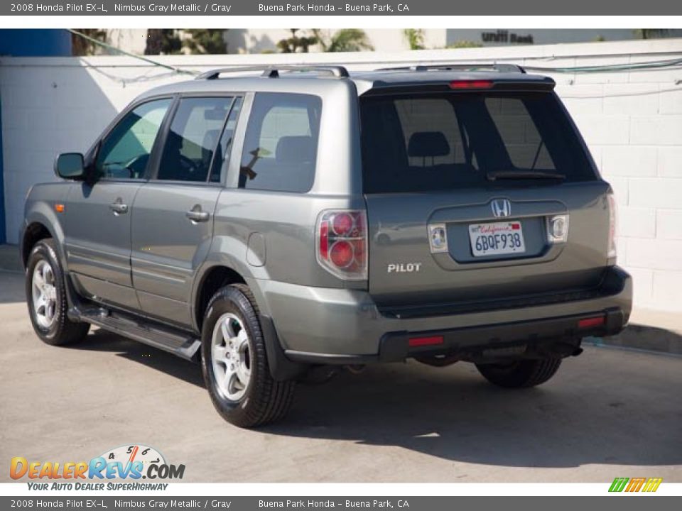 2008 Honda Pilot EX-L Nimbus Gray Metallic / Gray Photo #2