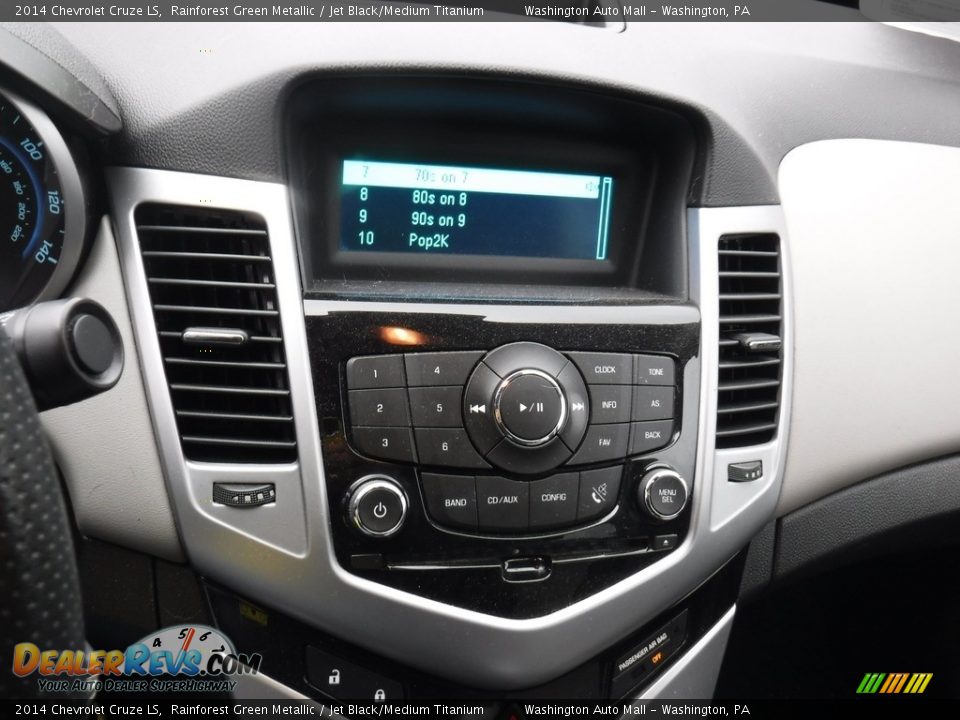 2014 Chevrolet Cruze LS Rainforest Green Metallic / Jet Black/Medium Titanium Photo #3