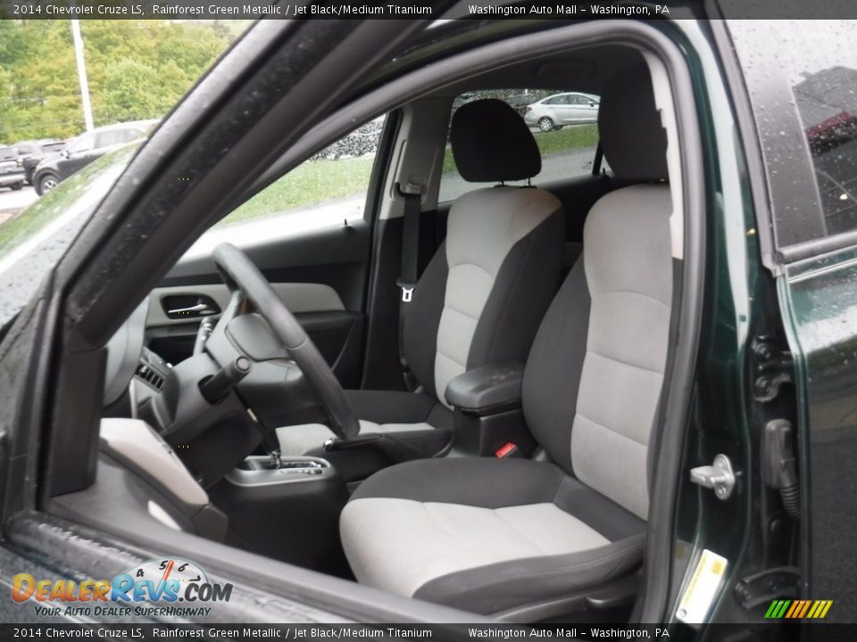 2014 Chevrolet Cruze LS Rainforest Green Metallic / Jet Black/Medium Titanium Photo #5