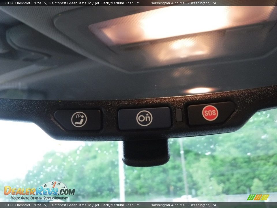 2014 Chevrolet Cruze LS Rainforest Green Metallic / Jet Black/Medium Titanium Photo #6
