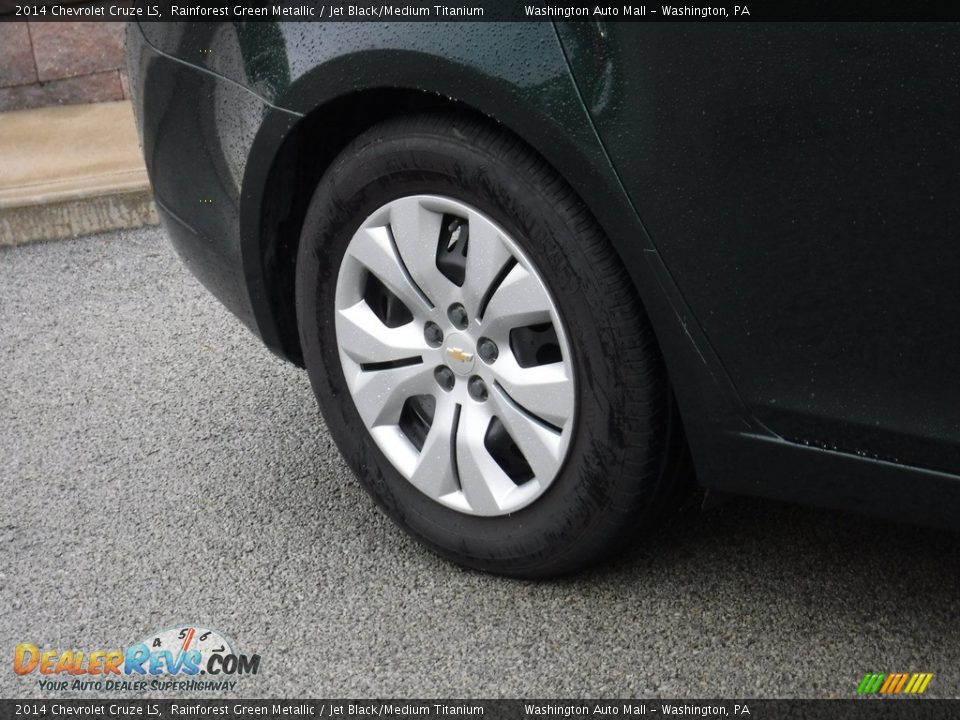 2014 Chevrolet Cruze LS Rainforest Green Metallic / Jet Black/Medium Titanium Photo #7