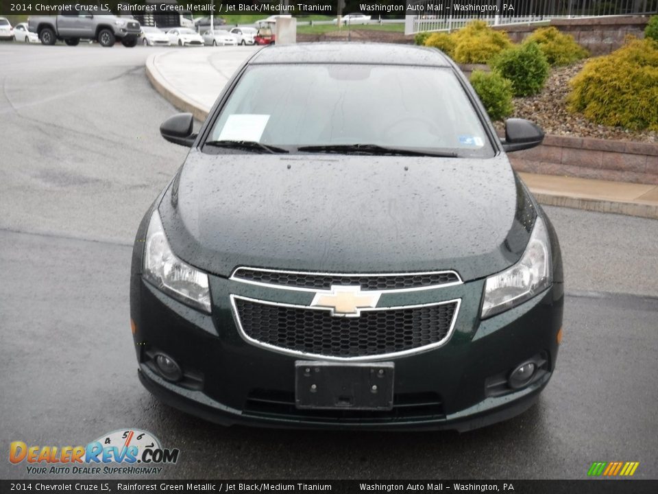 2014 Chevrolet Cruze LS Rainforest Green Metallic / Jet Black/Medium Titanium Photo #8