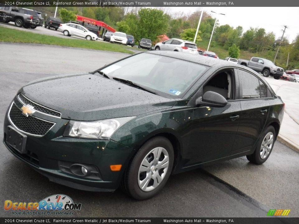 2014 Chevrolet Cruze LS Rainforest Green Metallic / Jet Black/Medium Titanium Photo #9