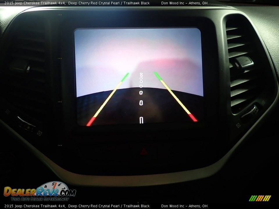 2015 Jeep Cherokee Trailhawk 4x4 Deep Cherry Red Crystal Pearl / Trailhawk Black Photo #2