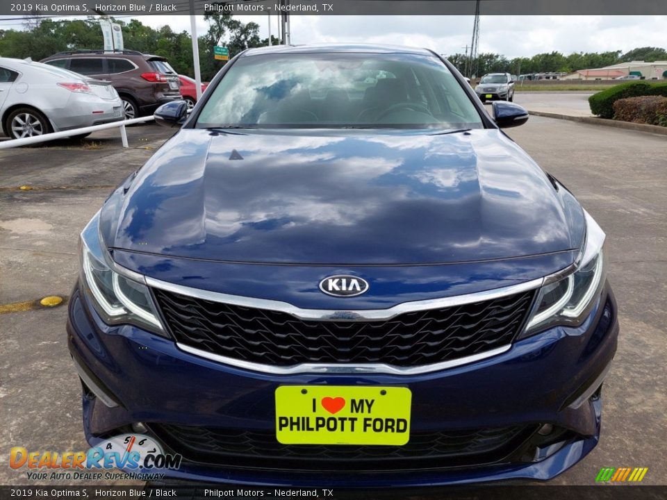 2019 Kia Optima S Horizon Blue / Black Photo #8