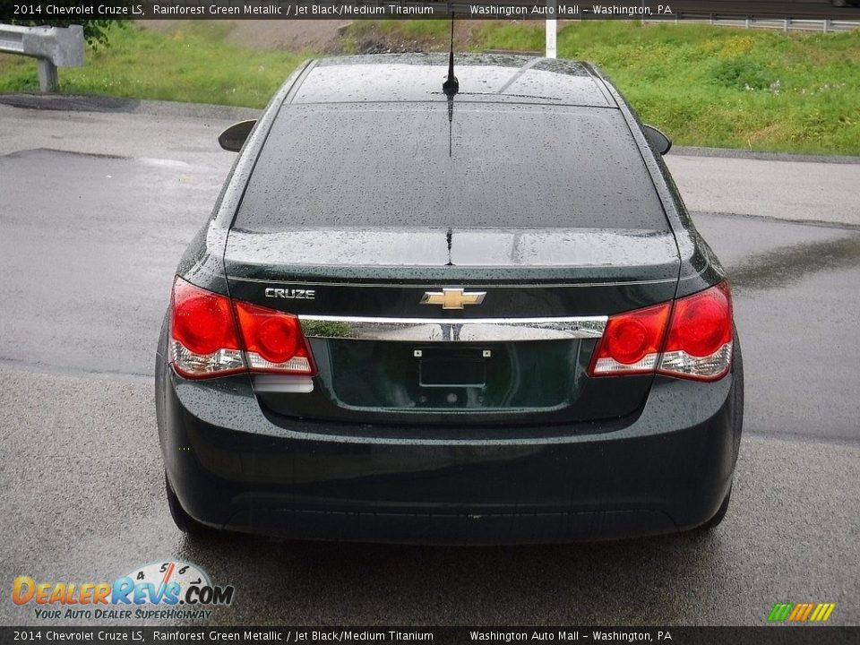 2014 Chevrolet Cruze LS Rainforest Green Metallic / Jet Black/Medium Titanium Photo #11