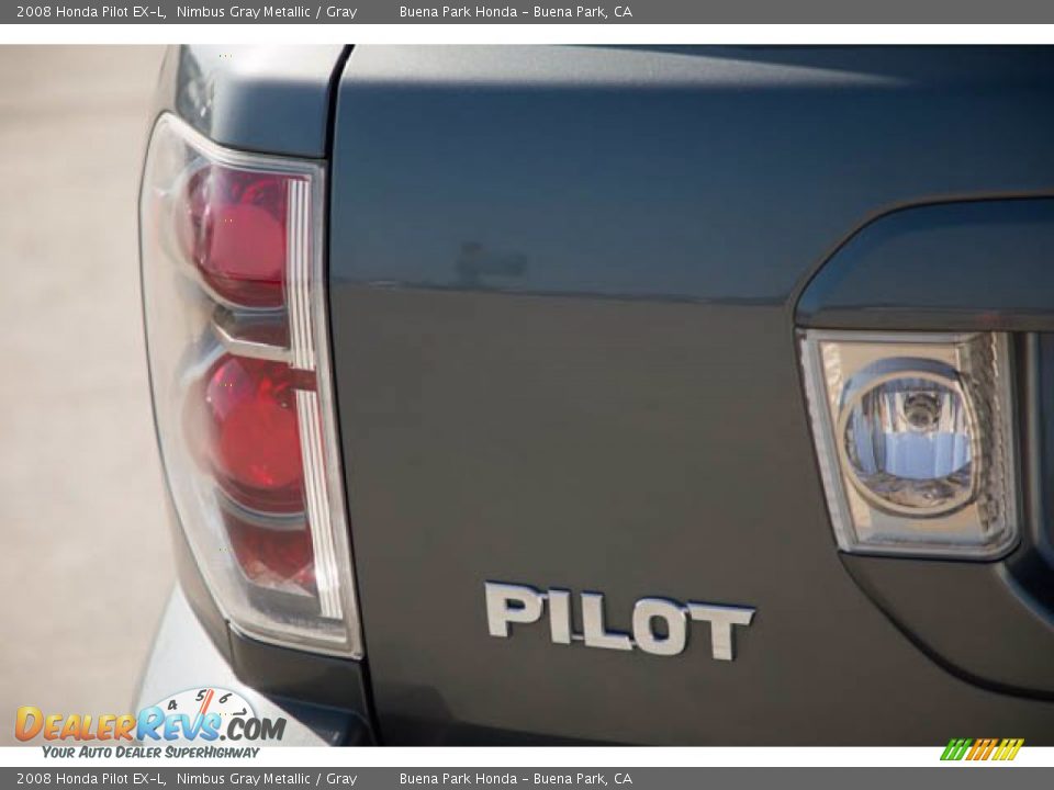 2008 Honda Pilot EX-L Nimbus Gray Metallic / Gray Photo #10