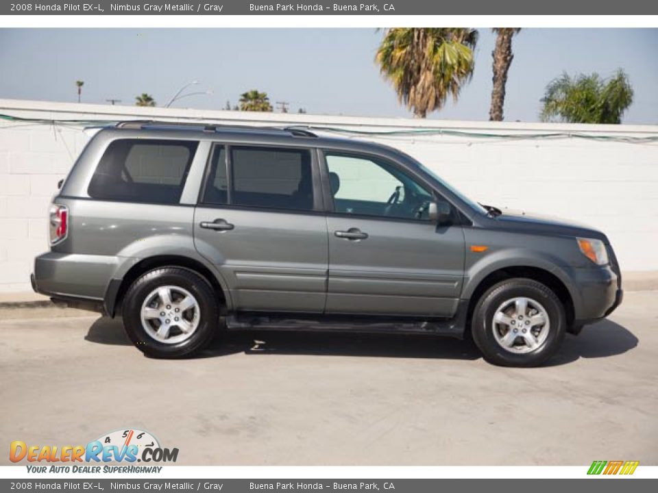 2008 Honda Pilot EX-L Nimbus Gray Metallic / Gray Photo #12