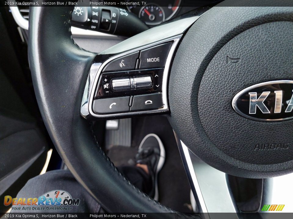 2019 Kia Optima S Horizon Blue / Black Photo #14